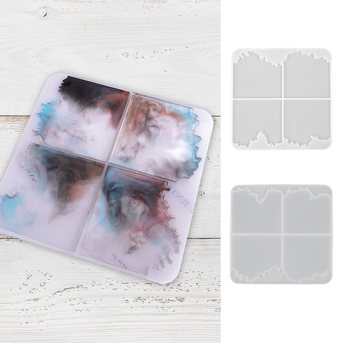 1 Stück Kristall-Epoxid-Siliko – Resin Ocean Wave Mold Bewertung und Preis