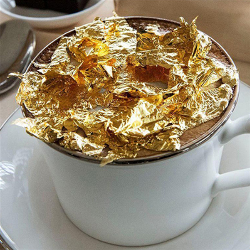 100 Stück Blatt reine 24 Karat – Gold Foil Flakes Bewertung und Preis