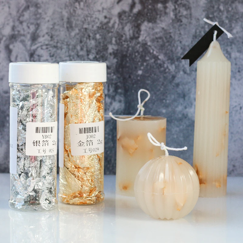 Kreative Handgemachte Kerze, D – Gold Foil Flakes Bewertung und Preis