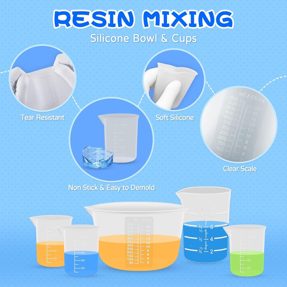 Silikon-Mischbecher oder Harz- – Mixing Cup Silicone Bewertung und Preis